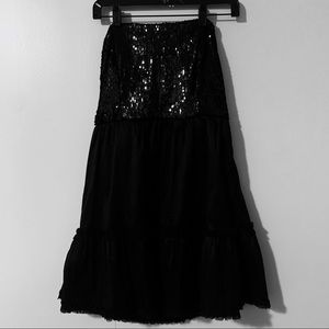 Free People Taffeta Tube Mini Dress